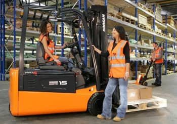 Forklift trucks